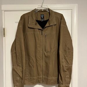 Kuhl Men's Vintage Patina Dye Brown Shirt Jacket